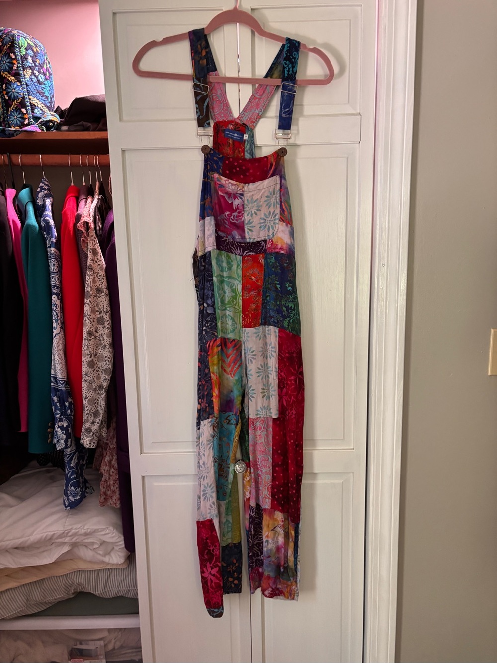 Patchwork Multi-Color Bohemian Jumpsuit